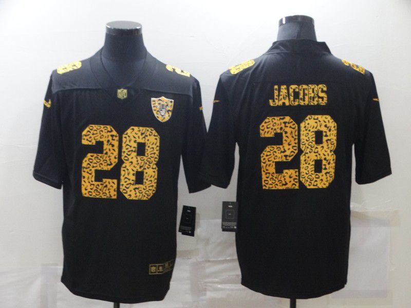 Men Oakland Raiders #28 Jacobs Black Panther pattern Nike Limited NFL Jersey->oakland raiders->NFL Jersey
